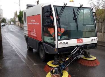 Covid-19 :  Notre brigade de propreté mobilisée sur nos espaces publics a Ris-Orangis