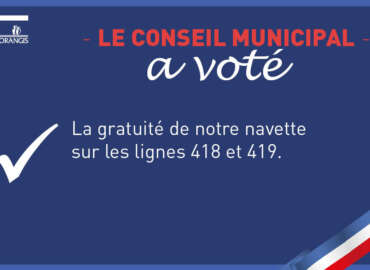 Le Conseil Municipal de Ris-Orangis vote pour la continuité de la gratuité du service bus intra-muros