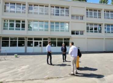 Visite des travaux d’été dans nos 14 écoles