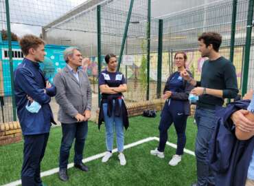 Ris-Orangis : Lancement des activités sportives sur le city stade flambant neuf